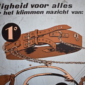 Dutch Advertising Poster for Climbing Equipment