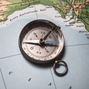 il_794xN.3339904129_4sjs Vintage Antique 50's German Nickel Cased Field Pocked Compass Pendant Jewellery Nautical Curiosity Hiking Camping Gift
