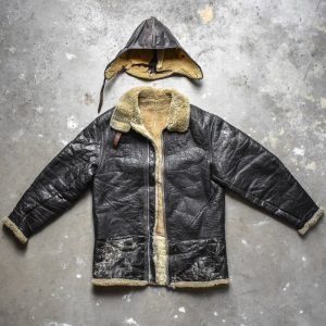 il_794xN.3404979583_1ukv Antique Vintage 30's WWII USAAF Type D-1 Leather Sheepskin Flight Bomber Jacket US Army Aviation Military War Roots Revived