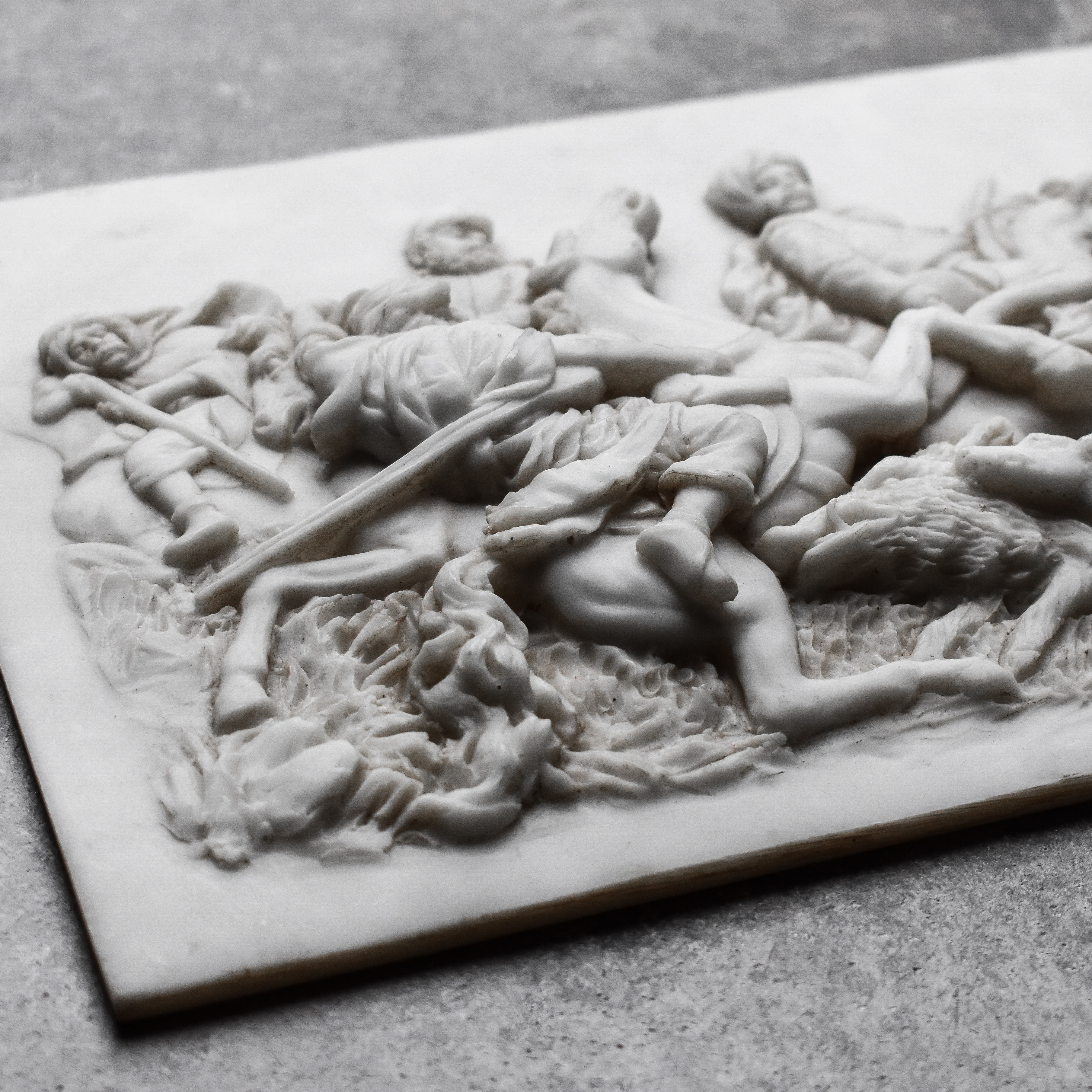 antique-vintage-19th-century-1800s-alabaster-stone-marbel-relief-hunting-scene-art-carving-decor (1) Antique Vintage 19th Century 1800s Alabaster Haut Relief Hunting Scene Stone Carving Decor Collection