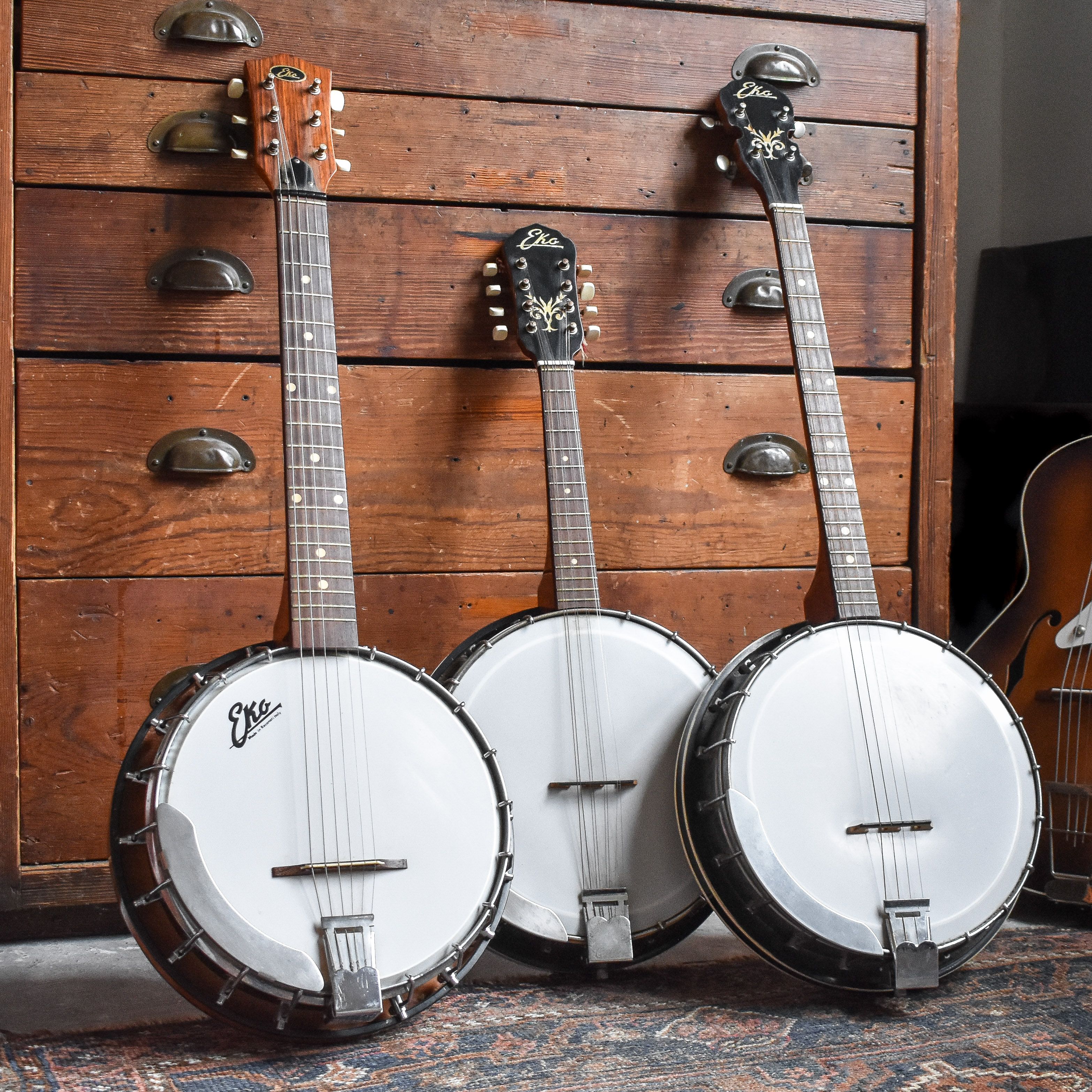 vintage-60s-1960s-eko-italian-banjo-banjolin-instruments