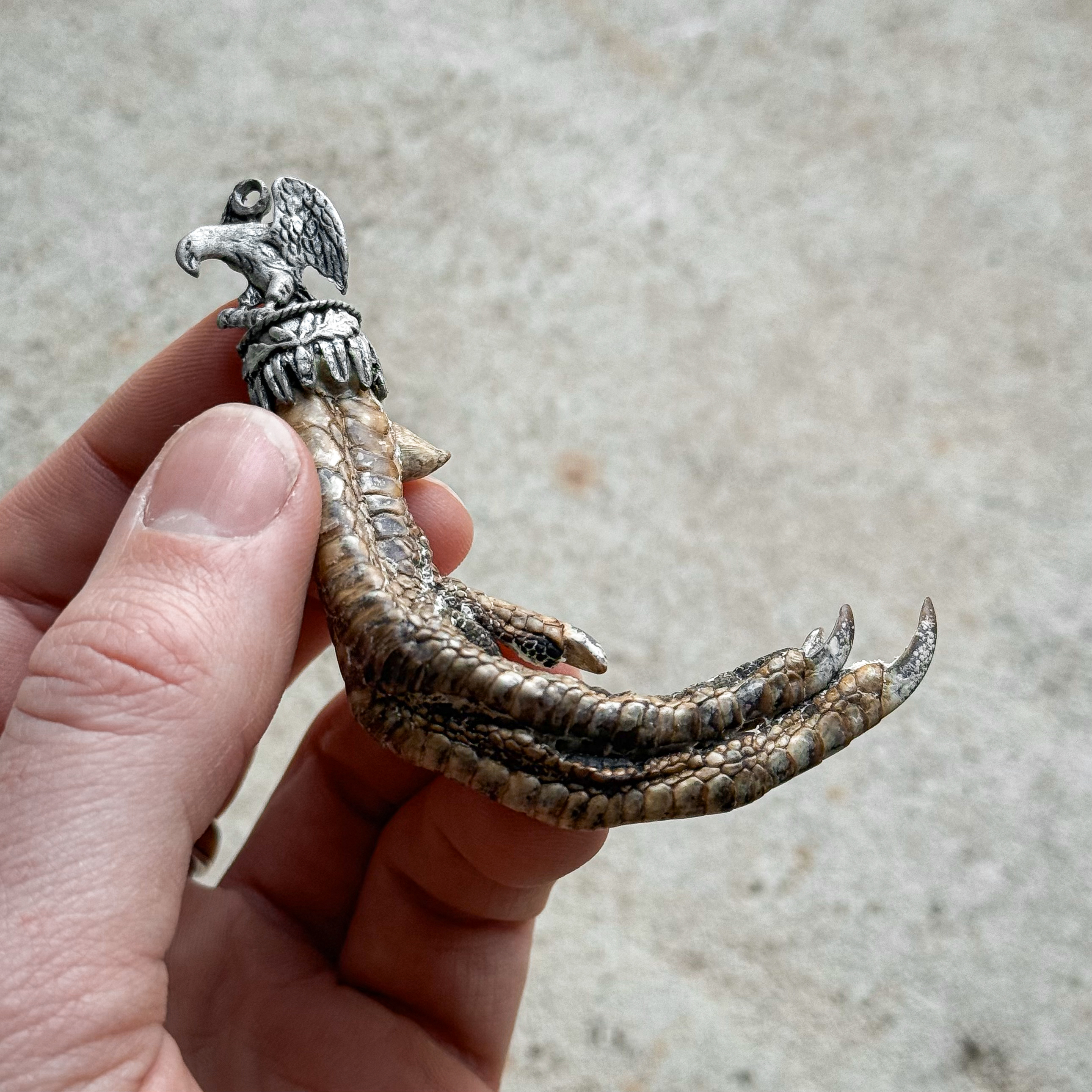 antique-vintage-early-1900s-german-charivari-charm-pendant-bird-claw-talon-talisman-hunting-curiosity-oddity-collection-decor-gift (2) Antique Vintage 19th Century 1800s German Bavarian Charivari Birds Talon Claw Charm Amulet Hunting Jewelry Talisman Pendant Decor Gift Curiosity Oddity